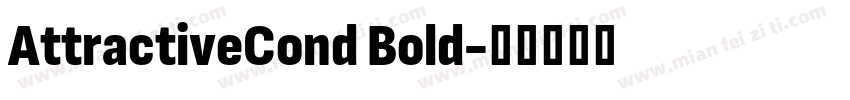 AttractiveCond Bold字体转换